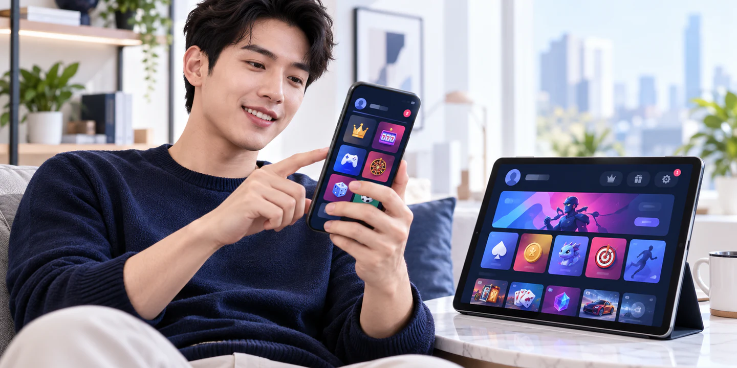 APP BL555 - game cùng giao dịch di động: tiếp tục bằng cùng tài khoản